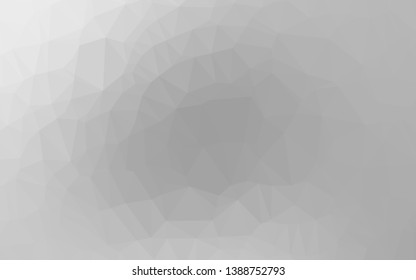 Light Silver, Gray vector abstract mosaic pattern. Glitter abstract illustration with an elegant design. Completely new template for your business design.