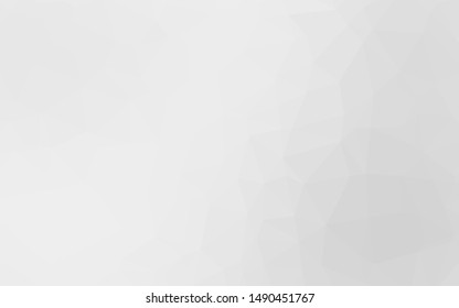 Light Silver, Gray vector abstract mosaic backdrop. Glitter abstract illustration with an elegant design. Completely new template for your business design.
