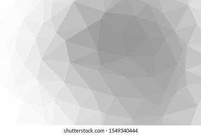 Light Silver, Gray vector abstract mosaic backdrop. Colorful abstract illustration with gradient. Completely new design for your business.