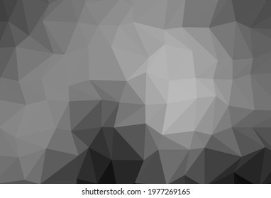 Light Silver, Gray vector abstract mosaic backdrop. Brand new colorful illustration in with gradient. Elegant pattern for a brand book.