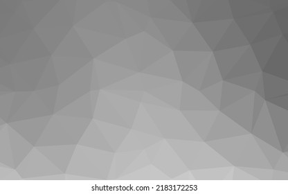 Light Silver, Gray vector abstract mosaic background. A vague abstract illustration with gradient. Template for a cell phone background.