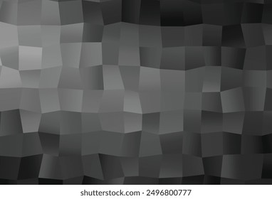 Light Silver, Gray vector abstract mosaic background. Brand new colorful illustration in with gradient. New texture for your design.