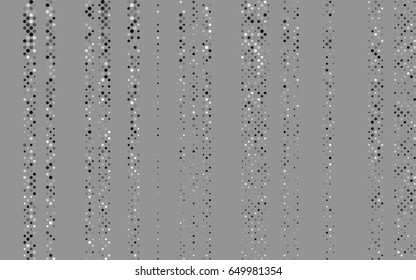 Light Silver, Gray vector abstract pattern with circles. Geometry template for your business design. Background with colored spheres.