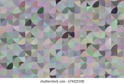 Light Silver, Gray vector abstract pattern with circles. Geometry template for your business design. Background with colored spheres.
