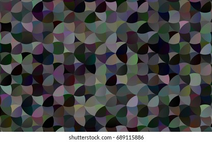Light Silver, Gray vector abstract pattern with circles. Geometry template for your business design. Background with colored spheres.