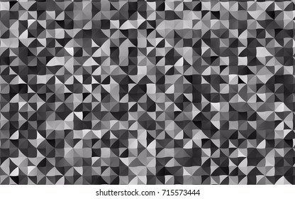 Light Silver, Gray vector abstract mosaic pattern. An elegant bright illustration with gradient. A new texture for your design.