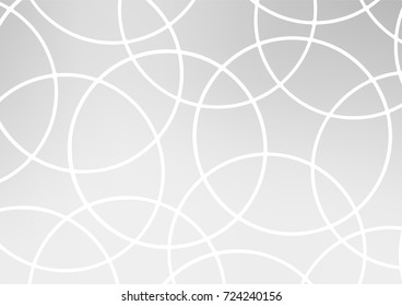 Light Silver, Gray vector abstract doodle template. Colorful illustration in abstract style with doodles and Zen tangles. The pattern can be used for heads of websites and designs.