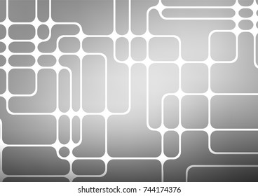 Light Silver, Gray vector abstract doodle texture. Modern geometrical abstract illustration with doodles. Brand-new style for your business design.