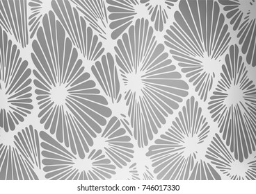Light Silver, Gray vector abstract doodle template. Doodles on blurred abstract background with gradient. Brand-new design for your business.