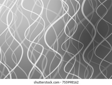 Light Silver, Gray vector abstract doodle background. A completely new color illustration in doodle style. The best blurred design for your business.
