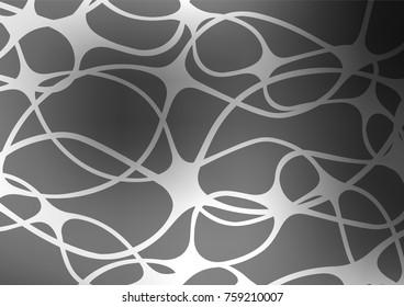 Light Silver, Gray vector abstract doodle pattern. Doodles on blurred abstract background with gradient. Hand painted design for web, leaflet, textile.