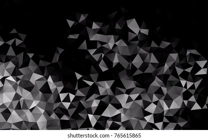 Light Silver, Gray vector abstract mosaic background. A completely new color illustration in a vague style. The textured pattern can be used for background.
