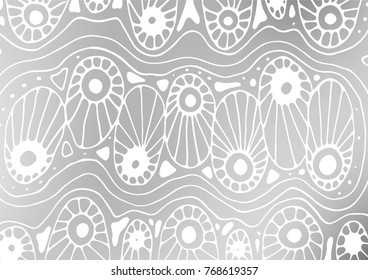 Light Silver, Gray vector abstract doodle texture. Modern geometrical abstract illustration with doodles. Brand-new style for your business design.