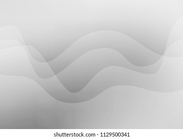 Light Silver, Gray vector backdrop with bent lines. Shining crooked illustration in marble style. A completely new marble design for your business.