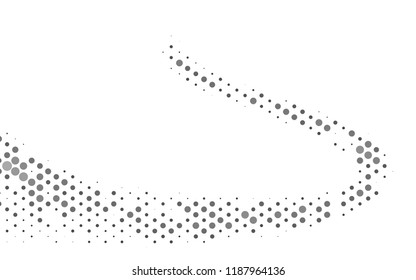 Light Silver, Gray vector backdrop with dots, spots. Colorful illustration with blurred circles in nature style. Design for business adverts.