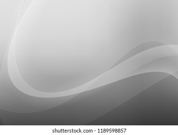 Light Silver, Gray vector backdrop with bent lines. Shining crooked illustration in marble style. Pattern for your business design.