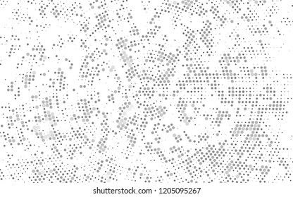 Light Silver, Gray vector backdrop with dots. Blurred decorative design in abstract style with bubbles. Pattern for beautiful websites.