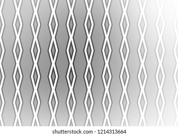 Light Silver, Gray vector backdrop with lines, cubes. Colorful illustration with lines, cubes on abstract template. Backdrop for TV commercials.