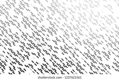 Light Silver, Gray vector backdrop with long lines. Lines on blurred abstract background with gradient. Backdrop for TV commercials.