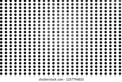Light Silver, Gray vector backdrop with dots. Modern abstract illustration with colorful water drops. Pattern for ads, booklets.