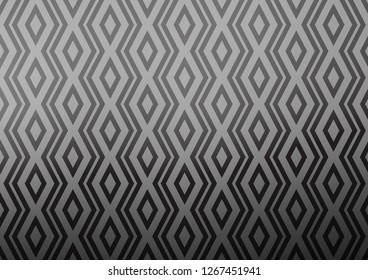 Light Silver, Gray vector backdrop with lines, cubes. Glitter abstract illustration with colorful lines, rhombuses. Pattern for business booklets, leaflets.