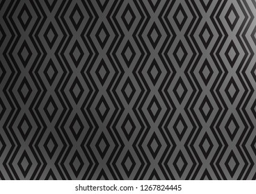 Light Silver, Gray vector backdrop with lines, cubes. Colorful decorative design in simple style with lines, rhombuses. Smart design for your business advert.
