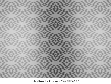 Light Silver, Gray vector backdrop with lines, cubes. Colorful decorative design in simple style with lines, rhombuses. Smart design for your business advert.