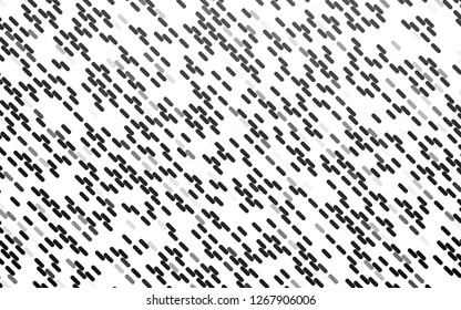 Light Silver, Gray vector backdrop with long lines. Blurred decorative design in simple style with lines. Smart design for your business advert.