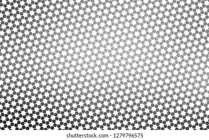 Light Silver, Gray vector backdrop with dots. Blurred bubbles on abstract background with colorful gradient. Design for posters, banners.