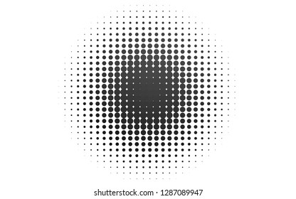 Light Silver, Gray vector backdrop with dots. Illustration with set of shining colorful abstract circles. Design for business adverts.