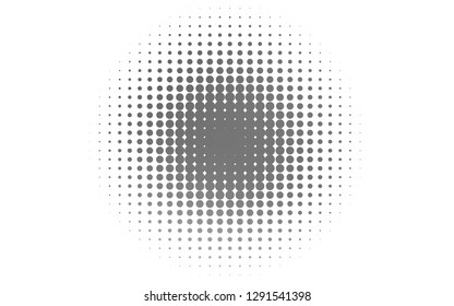 Light Silver, Gray vector backdrop with dots. Modern abstract illustration with colorful water drops. Pattern for beautiful websites.
