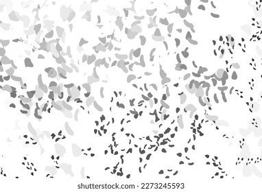 Light Silver, Gray vector backdrop with abstract shapes. Modern abstract illustration with colorful random forms. Modern design for your business card.