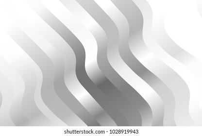 Light Silver, Gray vector background with lava shapes. Geometric illustration in marble style with gradient.  Marble style for your business design.