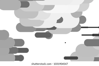 Light Silver, Gray vector background with straight lines. Decorative shining illustration with lines on abstract template. The template can be used as a background.