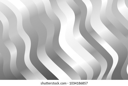 Light Silver, Gray vector background with lamp shapes. An elegant bright illustration with gradient. The template for cell phone backgrounds.