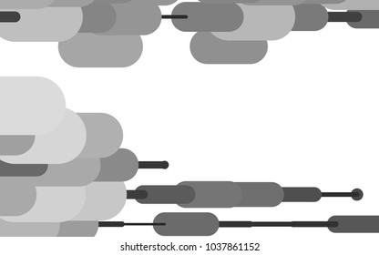 Light Silver, Gray vector background with straight lines. Glitter abstract illustration with colored sticks. Smart design for your business advert.