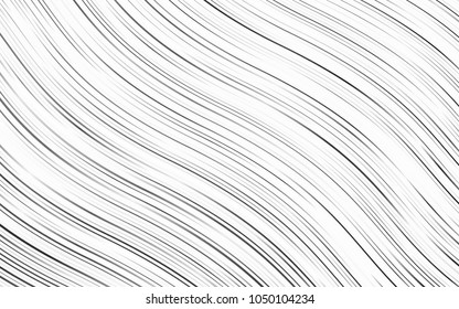 Light Silver, Gray vector background with bent ribbons. Colorful illustration in abstract marble style with gradient. A completely new marble design for your business.