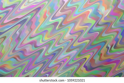 Light Silver, Gray vector background with abstract lines. A sample with blurred bubble shapes. The template for cell phone backgrounds.