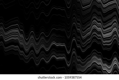 Light Silver, Gray vector background with lava shapes. Creative geometric illustration in marble style with gradient. A completely new template for your business design.