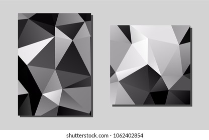 Light Silver, Gray vector background for presentations. Booklet with textbox on colorful abstract background. Pattern for beautiful business cards, folders.