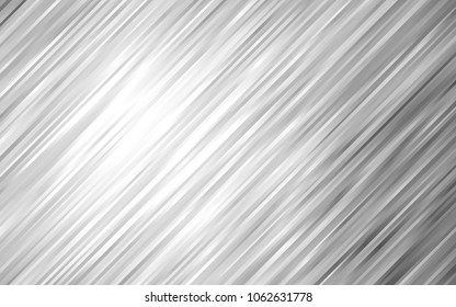 Light Silver, Gray vector background with bent ribbons. A completely new color illustration in marble style. Textured wave pattern for backgrounds.