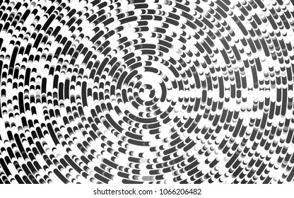 Light Silver, Gray vector background with bubble shapes. Colorful abstract illustration with gradient lines. A completely new template for your business design.