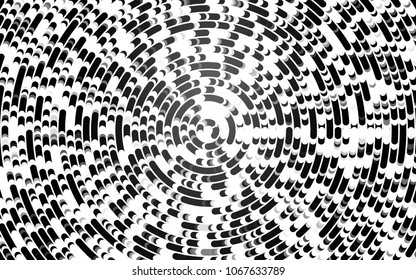 Light Silver, Gray vector background with bent ribbons. Colorful abstract illustration with gradient lines. Marble style for your business design.