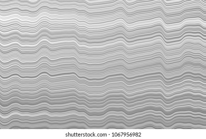 Light Silver, Gray vector background with bent ribbons. Creative geometric illustration in marble style with gradient. The best blurred design for your business.