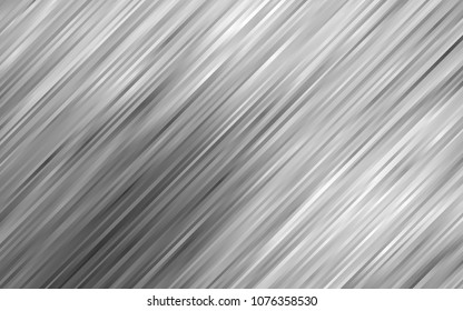 Light Silver, Gray vector background with lava shapes. Modern gradient abstract illustration with bandy lines. A completely new marble design for your business.