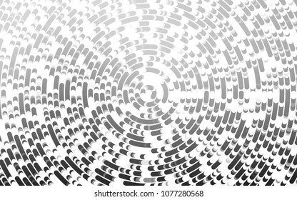 Light Silver, Gray vector background with bubble shapes. Modern gradient abstract illustration with bandy lines. The best blurred design for your business.