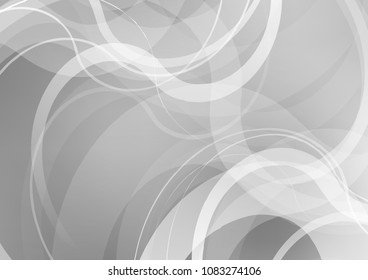 Light Silver, Gray vector background with abstract lines. Geometric illustration in marble style with gradient.  The best blurred design for your business.