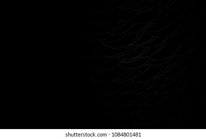 Light Silver, Gray vector  background with dots. Beautiful colored illustration with blurred circles in nature style. Completely new template for your brand book.