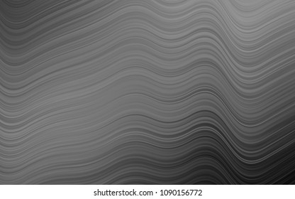 Light Silver, Gray vector background with bubble shapes. Colorful abstract illustration with gradient lines. Marble design for your web site.