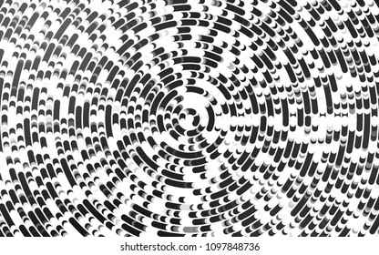 Light Silver, Gray vector background with bent lines. Colorful illustration in abstract marble style with gradient. The elegant pattern for brand book.